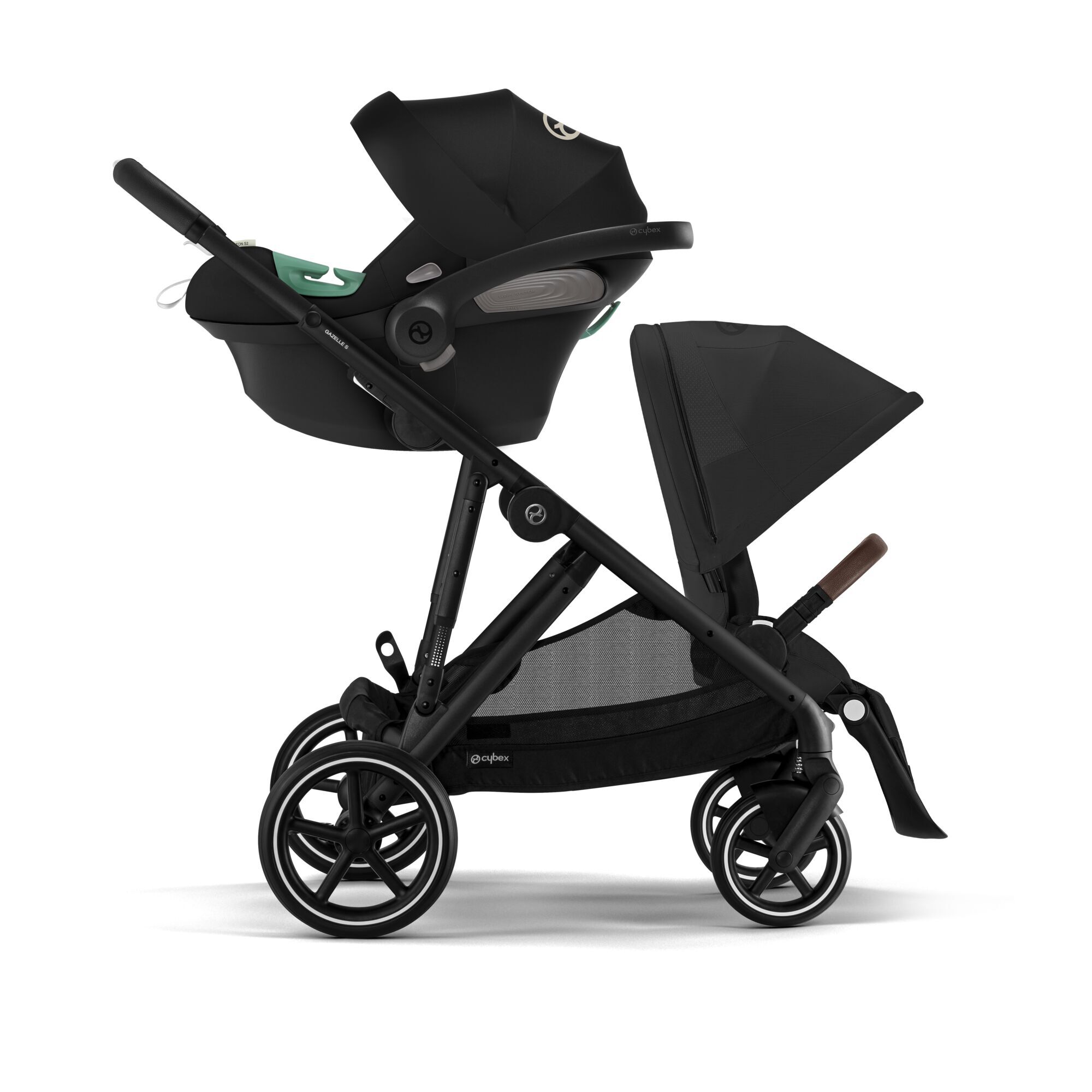 CYBEX Gazelle S - Moon Black (Black Frame) in Moon Black (Black Frame) large-cybex-jp 画像番号 2 スモール