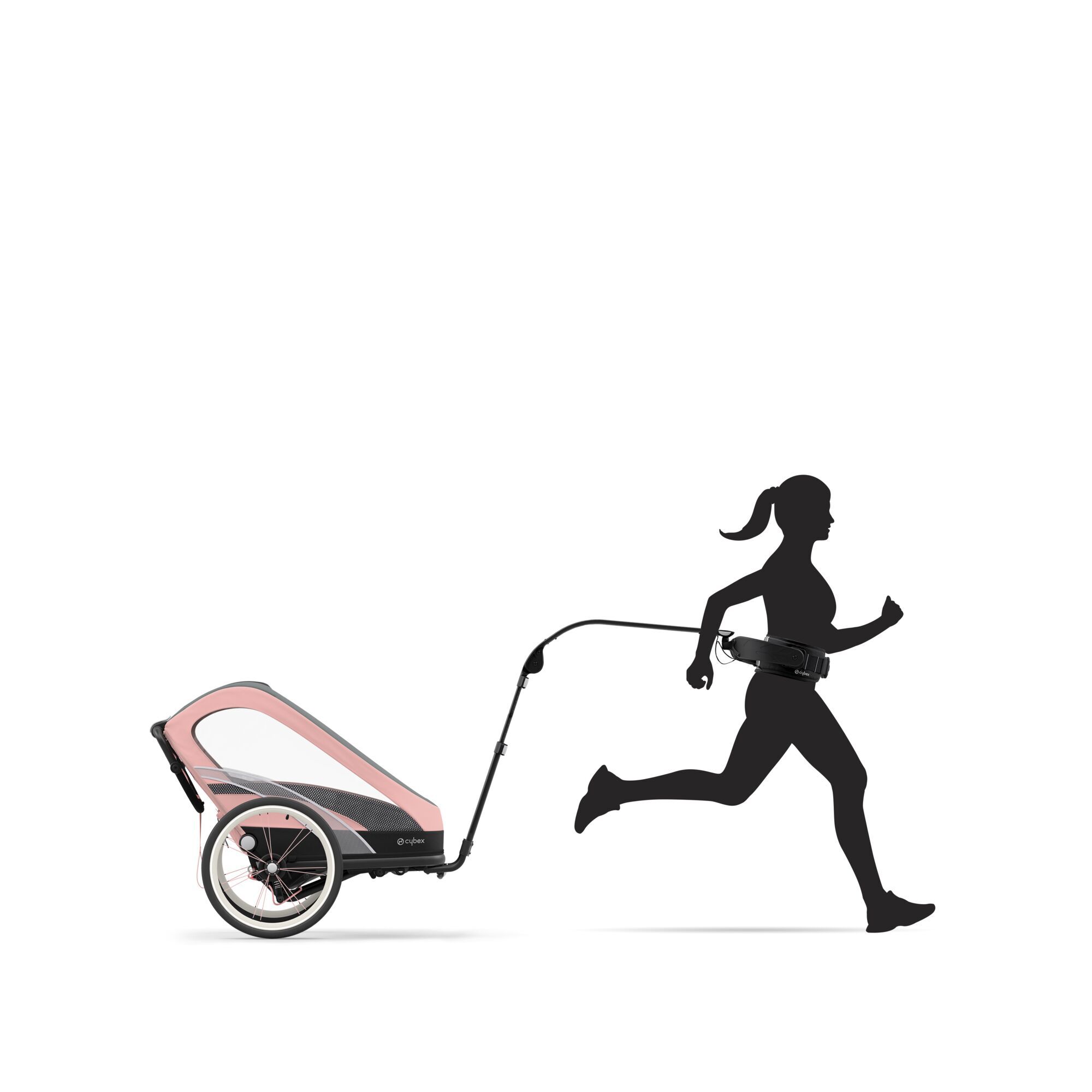 CYBEX Zeno Hands-free Running Kit - Black in Black large-cybex-cn image number 2 Small