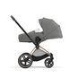 CYBEX Platinum Lite Cot - Soho Grey in Soho Grey large image number 2 Small