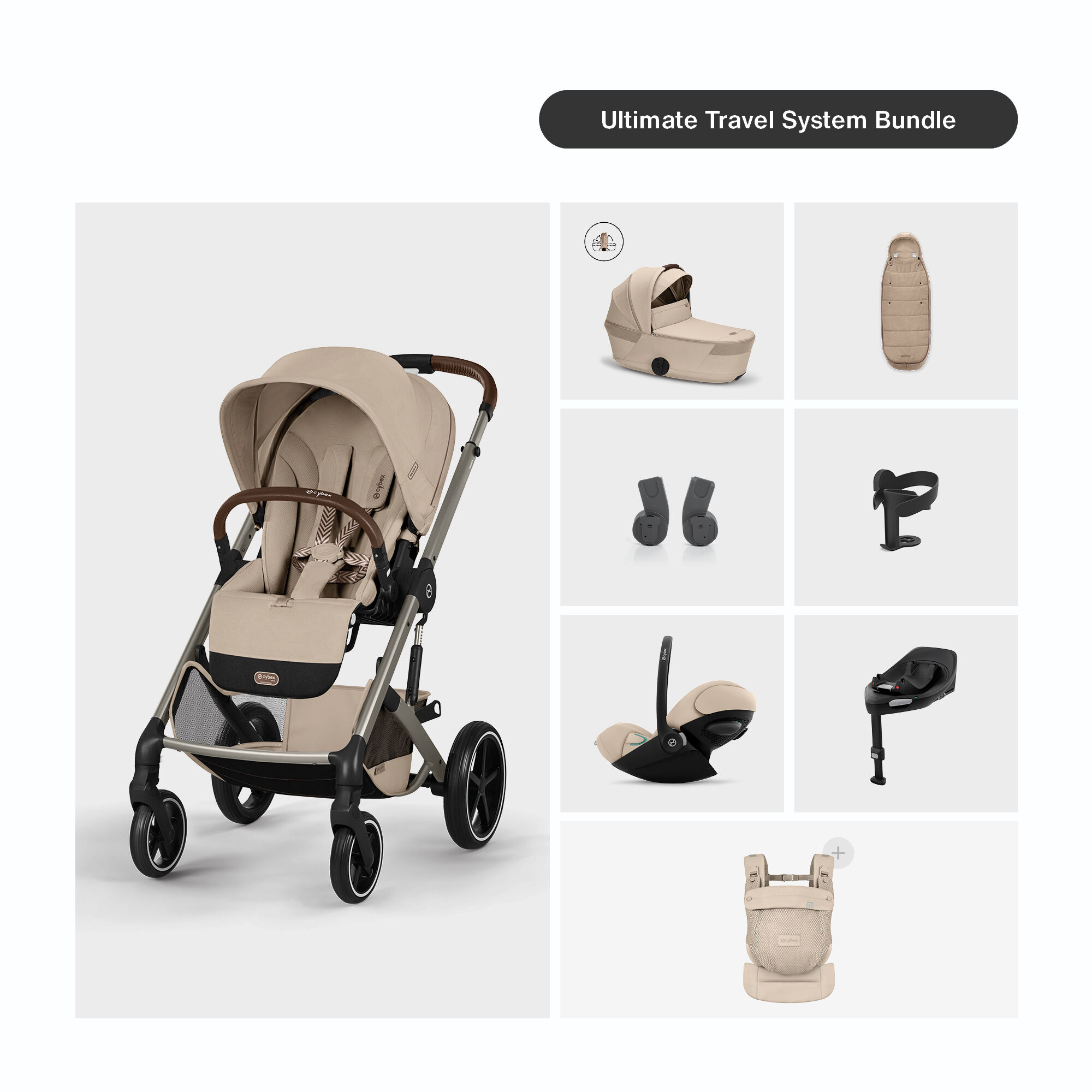 CYBEX Balios S Lux with Fold Cot Bundle in  large image number 1