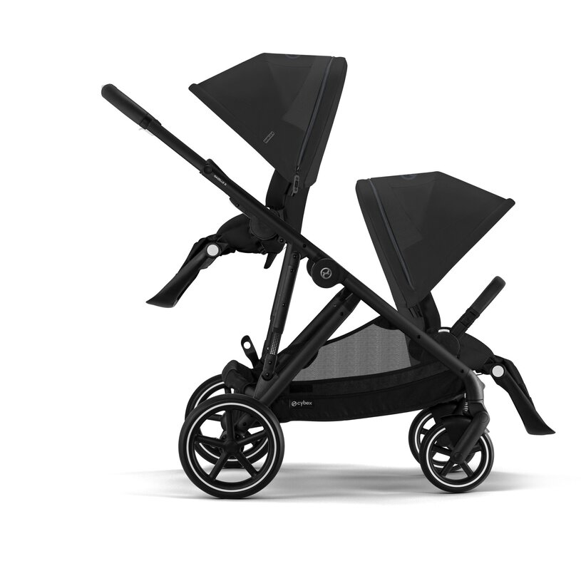 Cybex Gazelle S tandem pushchair in a two-seat configuration
