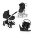 CYBEX Eos Travel System - Moon Black (Silver Frame) in Moon Black (Silver Frame) large-cybex-us image number 1 Small