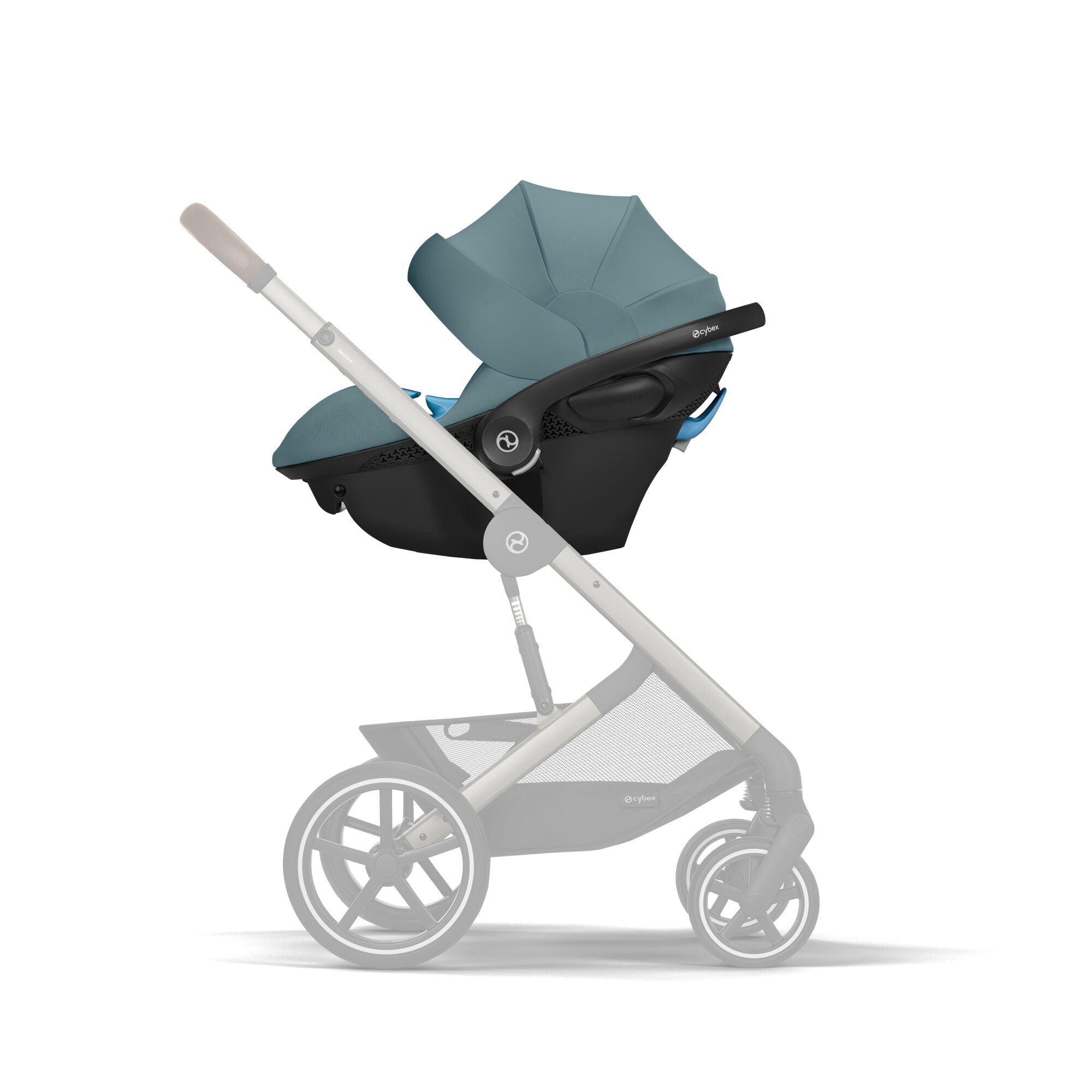 CYBEX Aton G2 Swivel with Load Leg Base - Stormy Blue in Stormy Blue large-cybex-ca image number 6