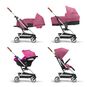 CYBEX Eezy S Twist+2 – Magnolia Pink (Chassis preto) in Magnolia Pink (Silver Frame) large número da imagem 5 Pequeno