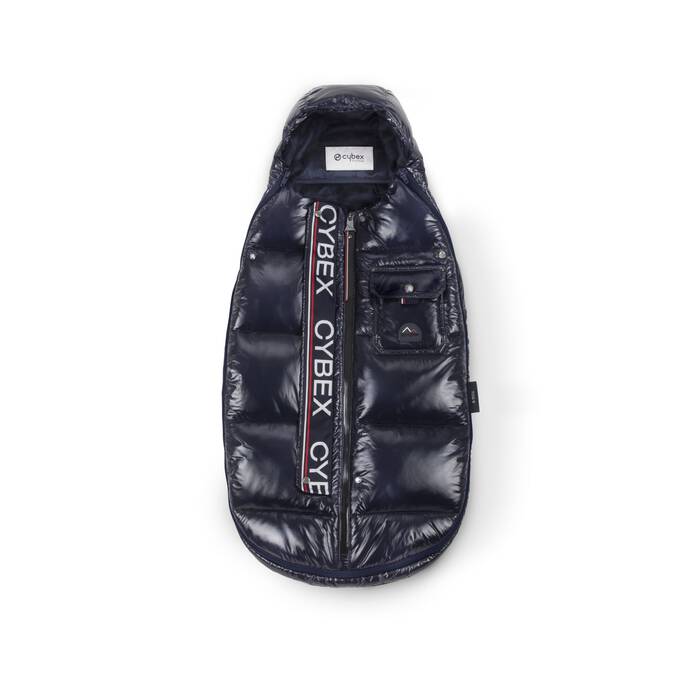 CYBEX Platinum Winter Footmuff Mini - Nautical Blue in Nautical Blue image number 1 CYBEX Platinum Winter Footmuff Mini - Nautical Blue in Nautical Blue large-cybex-neu image number 1