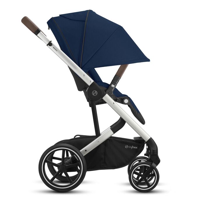 CYBEX Balios S Lux – Navy Blue (Chassis prateado) in Navy Blue (Silver Frame) large número da imagem 5