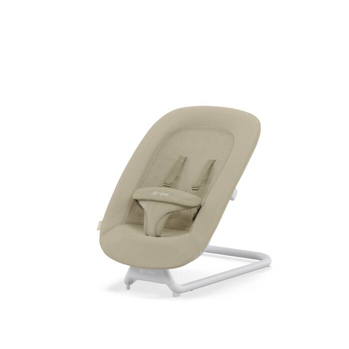 CYBEX Lemo Bouncer - Sand White in Sand White image number 2 CYBEX Lemo Bouncer - Sand White in Sand White large-cybex-au image number 2
