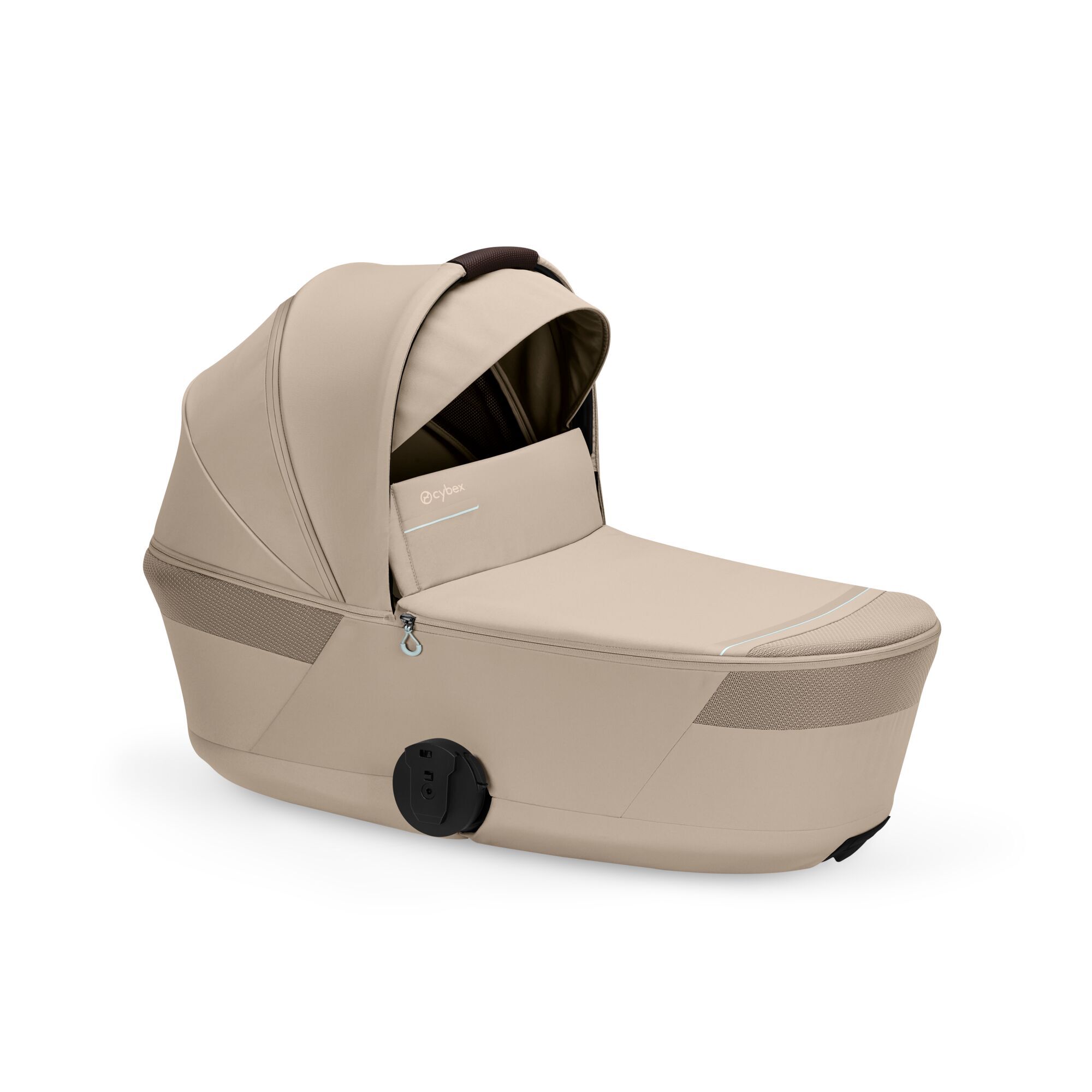 CYBEX Talos S Lux met opvouwbare reiswieg - Almond Beige (taupe frame) in Almond Beige (Taupe Frame) large-cybex-neu afbeelding nummer 2
