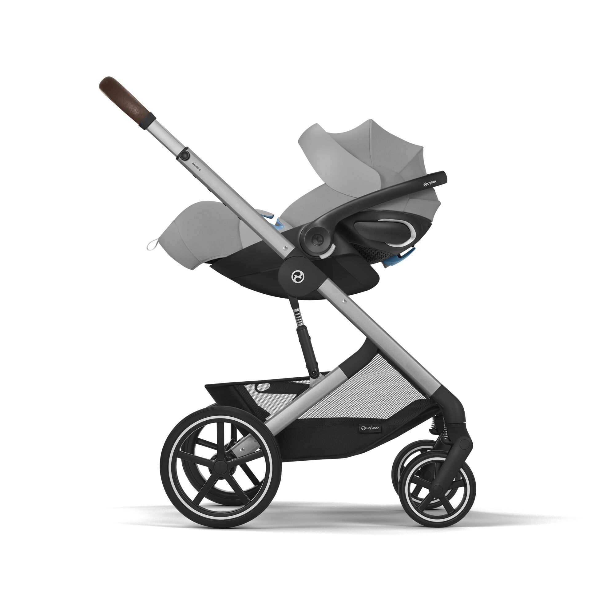 CYBEX Balios S Lux - Stone Gray (Silver Frame) in Stone Grey (Silver Frame) large-cybex-us image number 4 Small