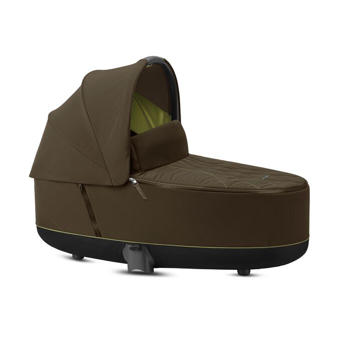 CYBEX Priam 3 Lux Carry Cot - Khaki Green in Khaki Green large afbeelding nummer 1