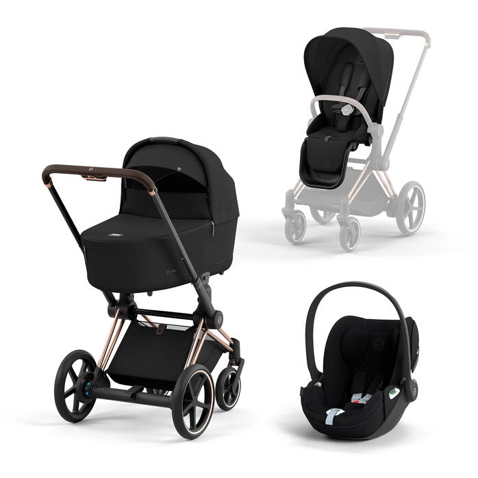 Die Abbildung zeigt die Kombination mehrerer Produkte, die separat verkauft werden. Bild 1 CYBEX e-Priam in  large Bild 1