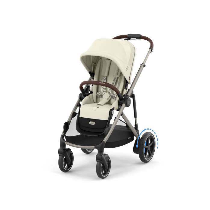 CYBEX e-Gazelle S - Seashell Beige (Taupe Frame) in Seashell Beige (Taupe Frame) large-cybex-gb