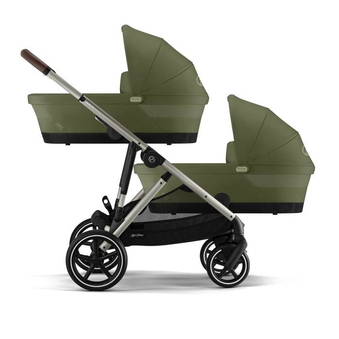 Die Abbildung zeigt die Kombination mehrerer Produkte, die separat verkauft werden. Bild 5 CYBEX Gazelle S Cot - Moss Green in Moss Green large-cybex-neu Bild 5