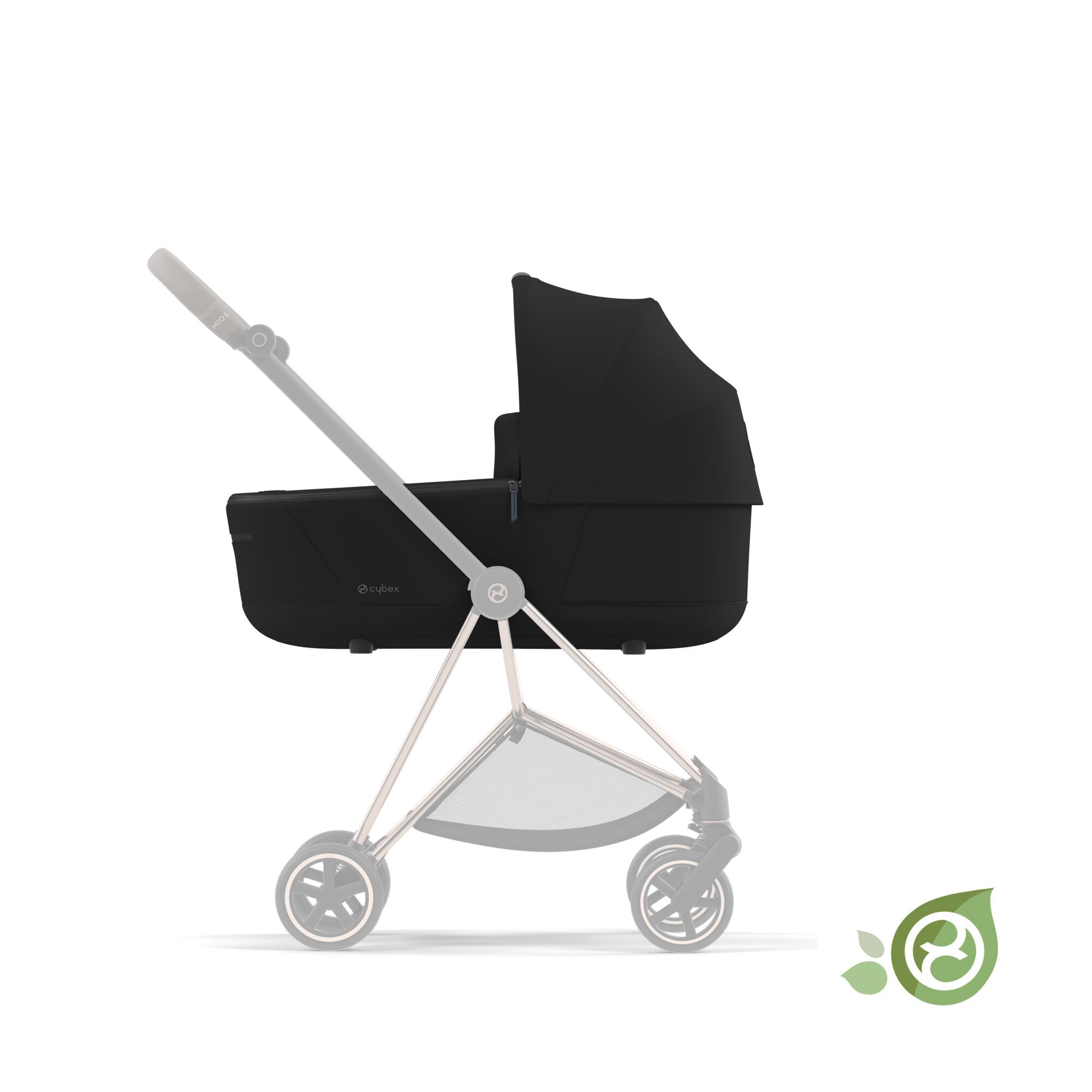CYBEX Mios Lux Carry Cot- Onyx Black in Onyx Black large-cybex-us image number 7 Small