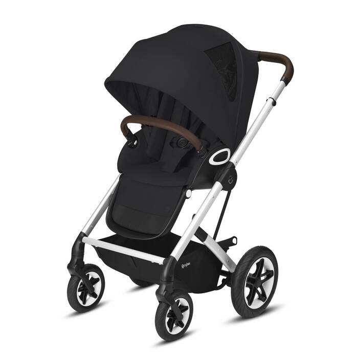 CYBEX Talos S Lux - Deep Black (Silver Frame) in Deep Black (Silver Frame) image number 1 CYBEX Talos S Lux - Deep Black (Silver Frame) in Deep Black (Silver Frame) large-cybex-us image number 1