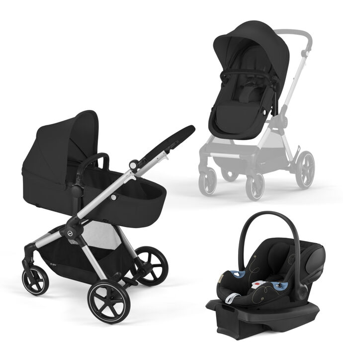 CYBEX EOS - Moon Black (Silver Frame) in Moon Black (Silver Frame) large image number 1