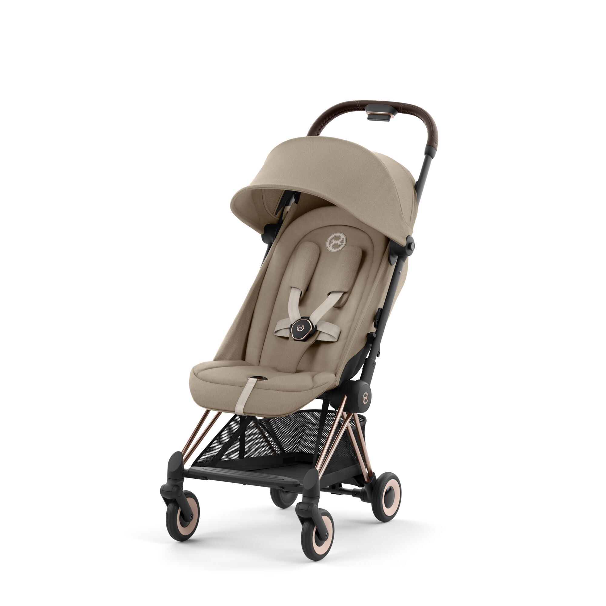 CYBEX Coya - Cozy Beige (Rosegold Frame) in Cozy Beige (Rosegold Frame) large-cybex-row image number 1 Small