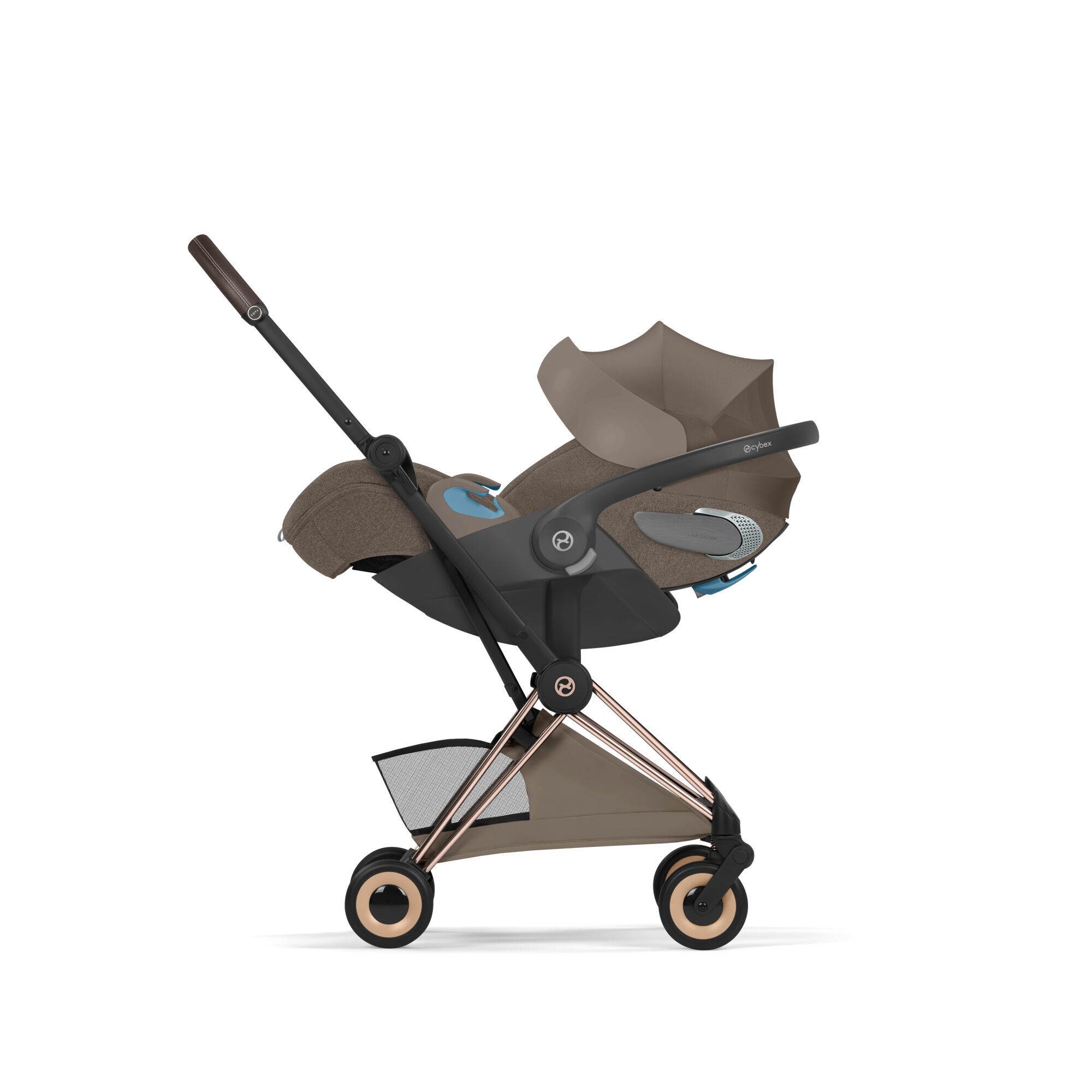 CYBEX Coya - Style Collection - Coconut Brown (Rosegold Frame) in Coconut Brown (Rosegold Frame) large-cybex-us image number 8