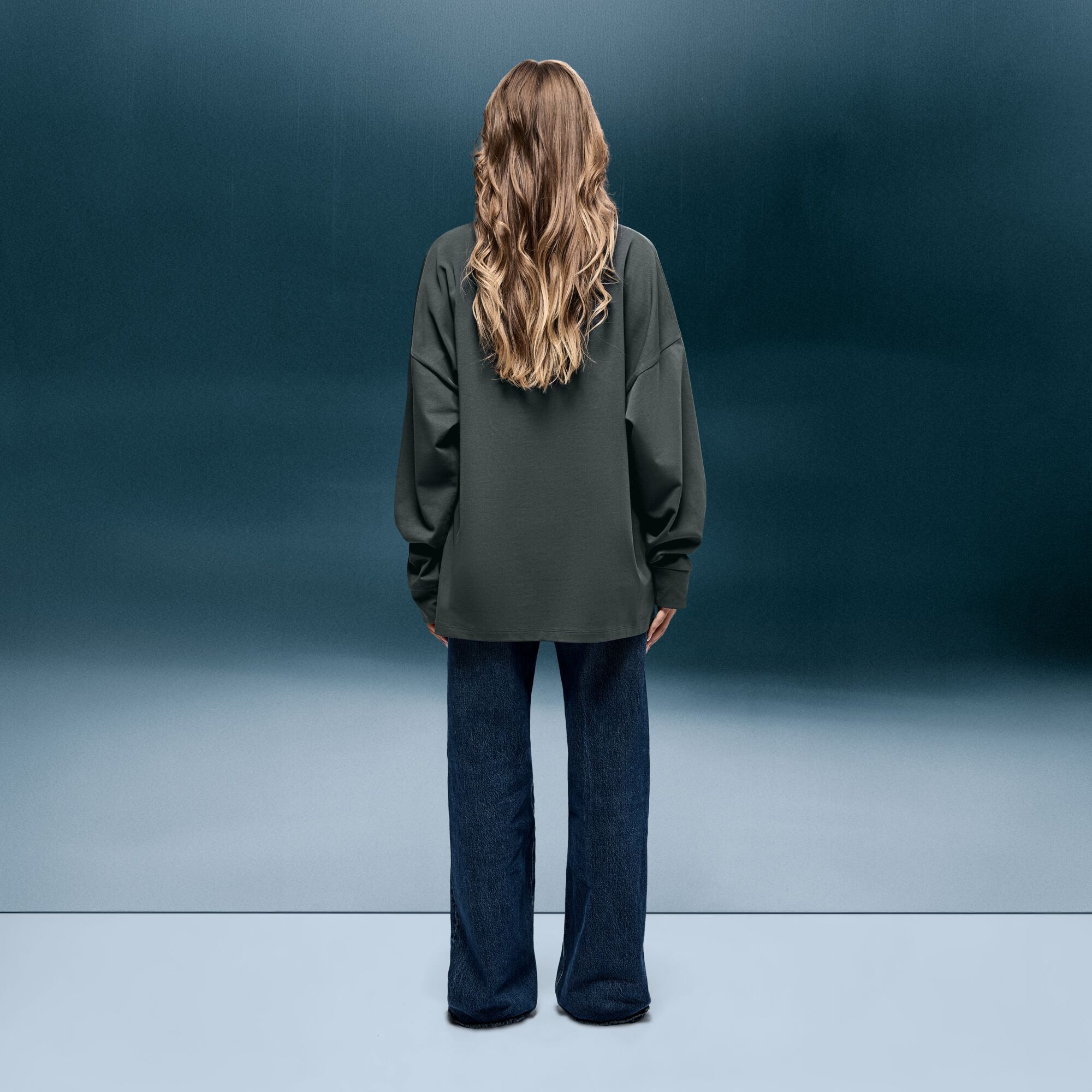 Long Sleeve T-Shirt Culture Adults - Slate Patch - Image 3