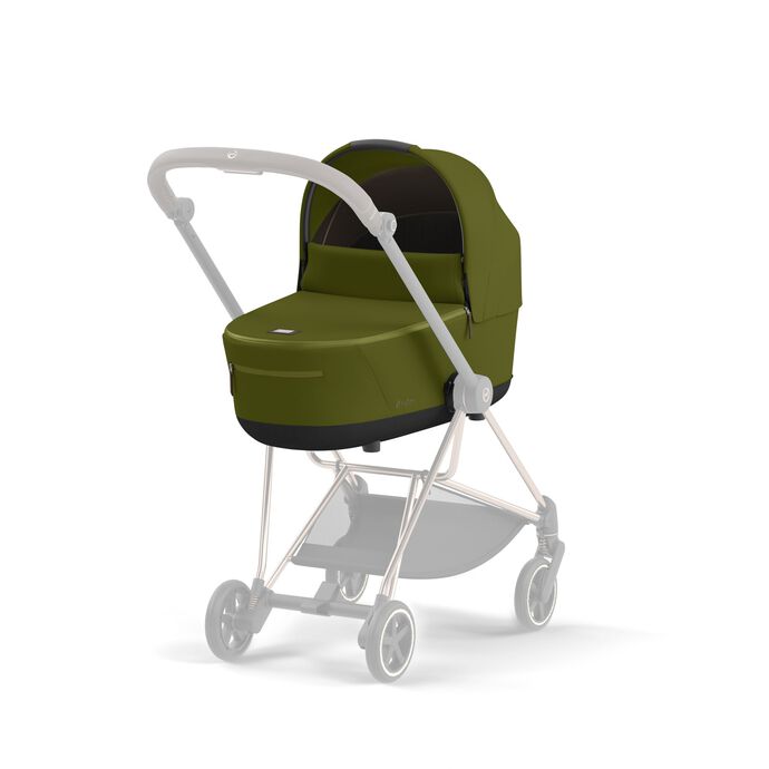 CYBEX Mios Lux Carry Cot - Khaki Green in Khaki Green large image number 6