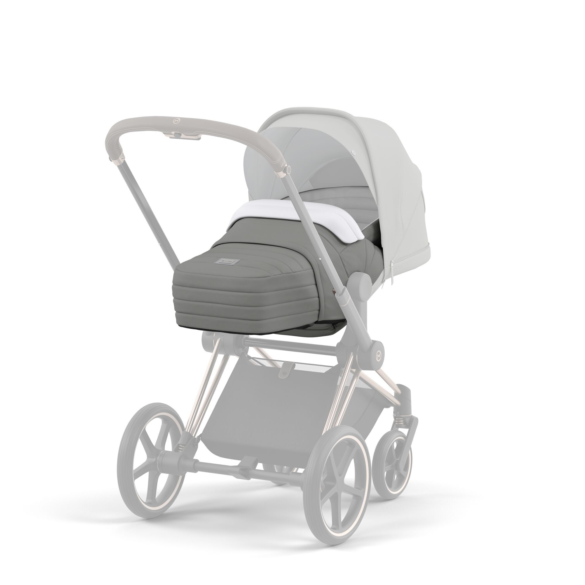CYBEX Platinum Lite Cot - Soho Grey in Soho Grey large-cybex-neu image number 1 Small