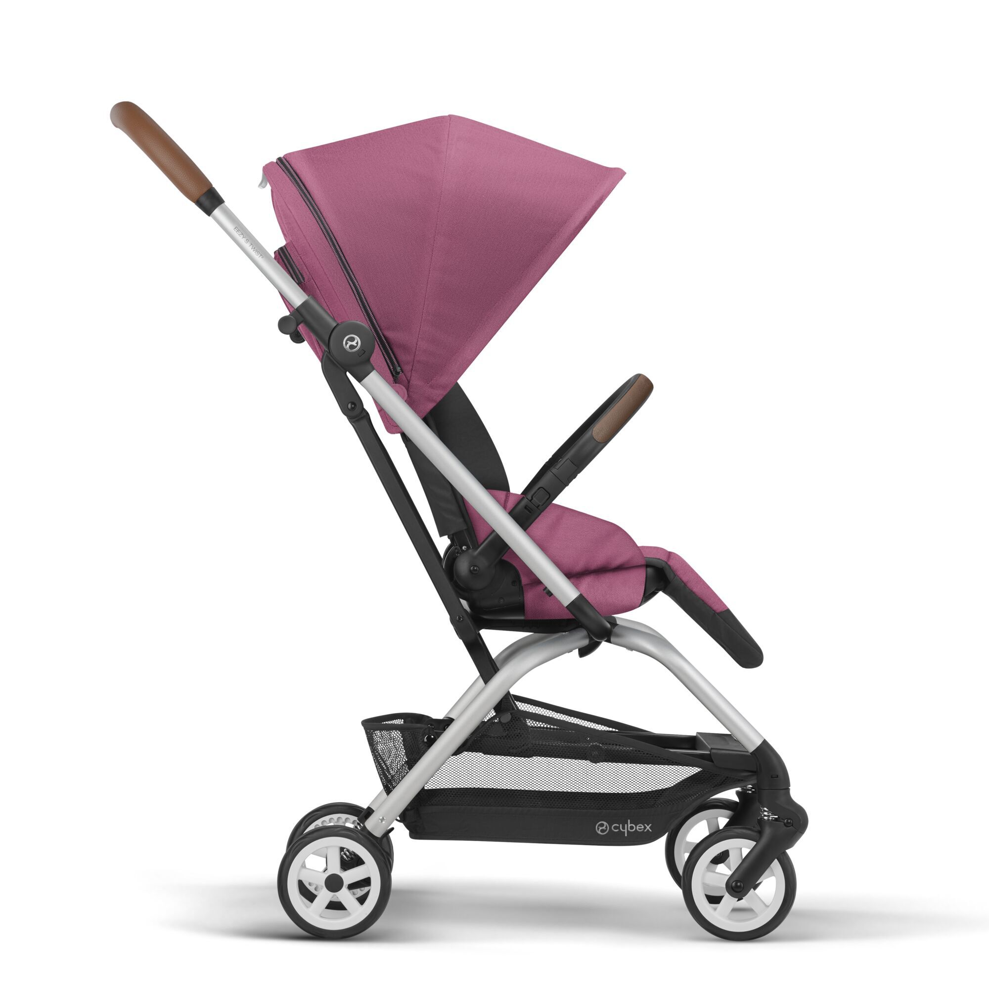 CYBEX Eezy S Twist 2 &ndash; Magnolia Pink (r&aacute;m v barvě Silver) in Magnolia Pink (Silver Frame) large-cybex-neu č&iacute;slo sn&iacute;mku 2 Mal&eacute;