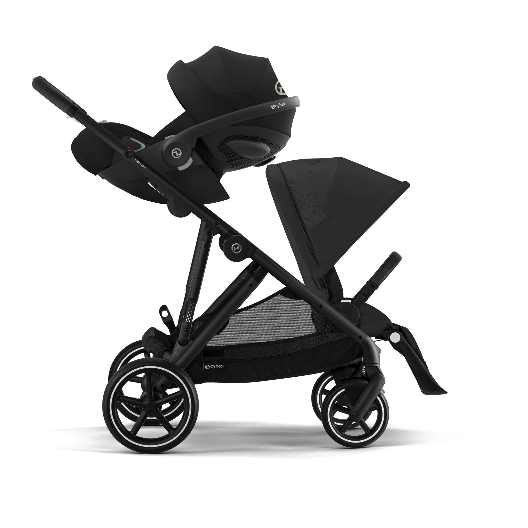 CYBEX Gazelle S - Moon Black (Black Frame) in Moon Black (Black Frame) large-cybex-row image number 3 Small
