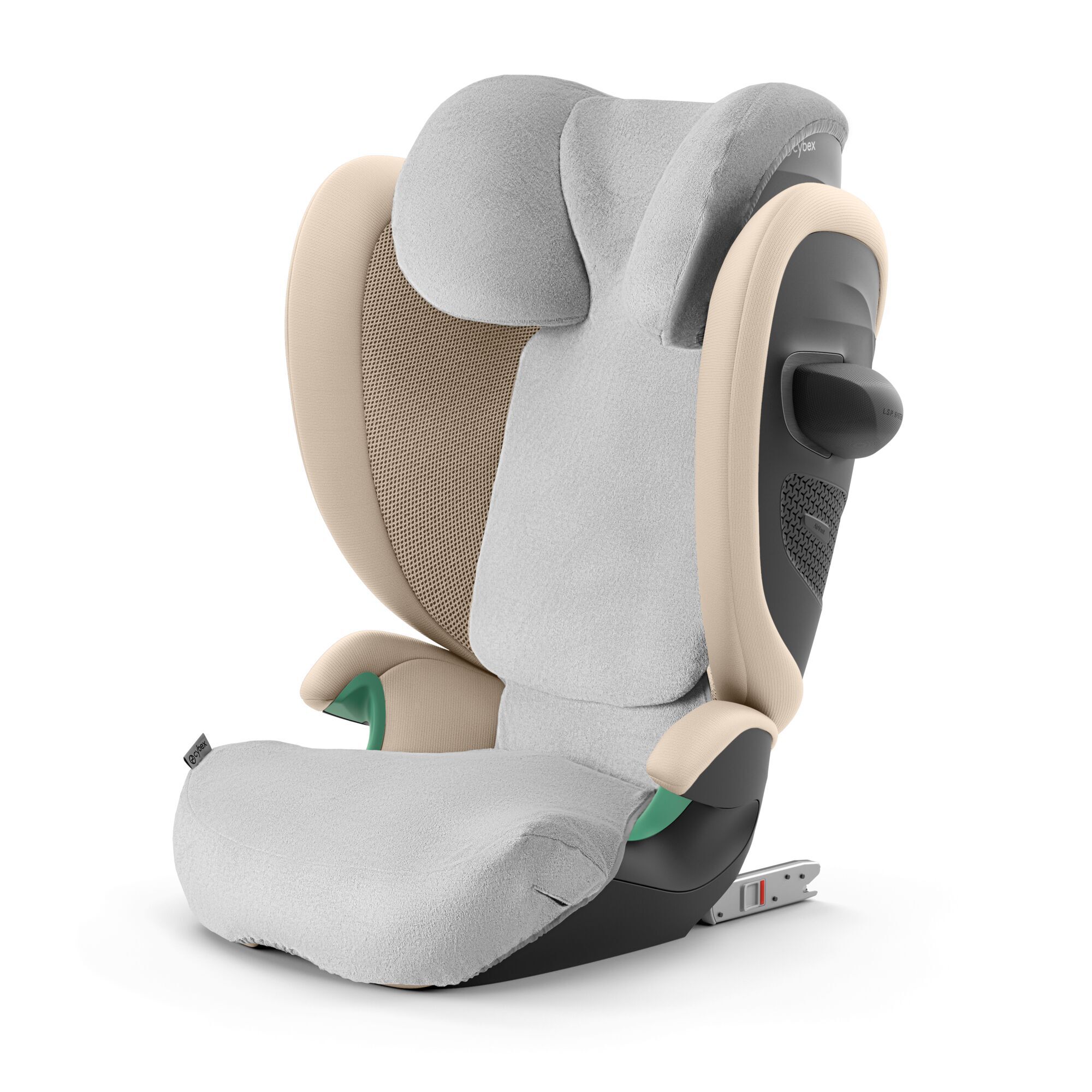CYBEX Solution G2 Summer Cover - Grey in Grey large-cybex-imea image number 2