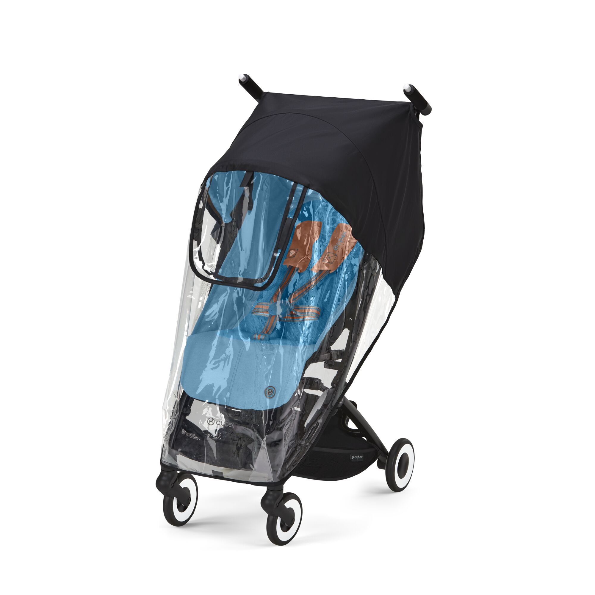 CYBEX Libelle Rain Cover - Transparent in Transparent large-cybex-us image number 1 Small