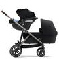 CYBEX Gazelle S - Deep Black (Taupe Frame) in Deep Black (Taupe Frame) large image number 3 Small