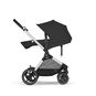 CYBEX EOS - Moon Black (Silver Frame) in Moon Black (Silver Frame) large image number 3 Small