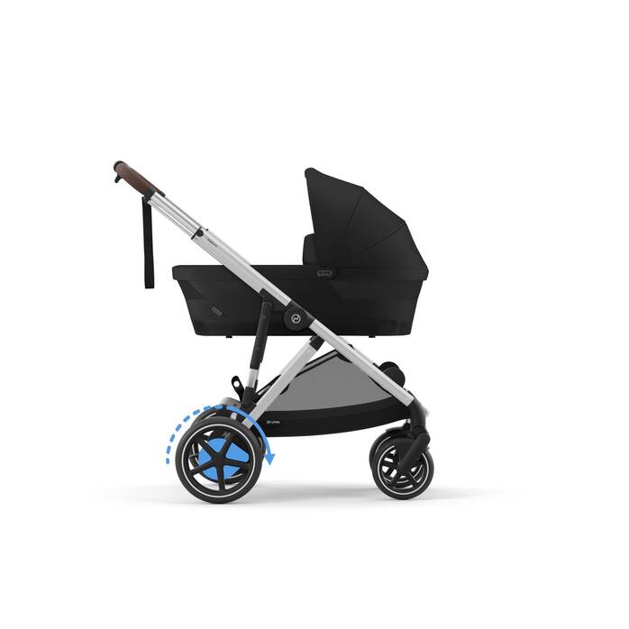 CYBEX e-Gazelle S - Moon Black (Silver Frame) in Moon Black (Silver Frame) large-cybex-us
