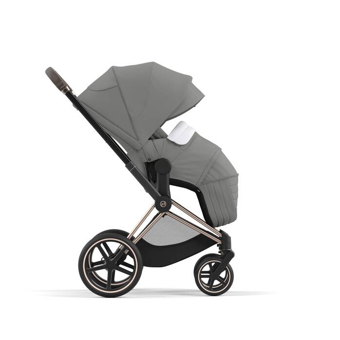 L'immagine mostra la combinazione di diversi prodotti, venduti separatamente. numero immagine 3 CYBEX Navicella Platinum Lite Cot - Soho Grey in Soho Grey large-cybex-neu numero immagine 3