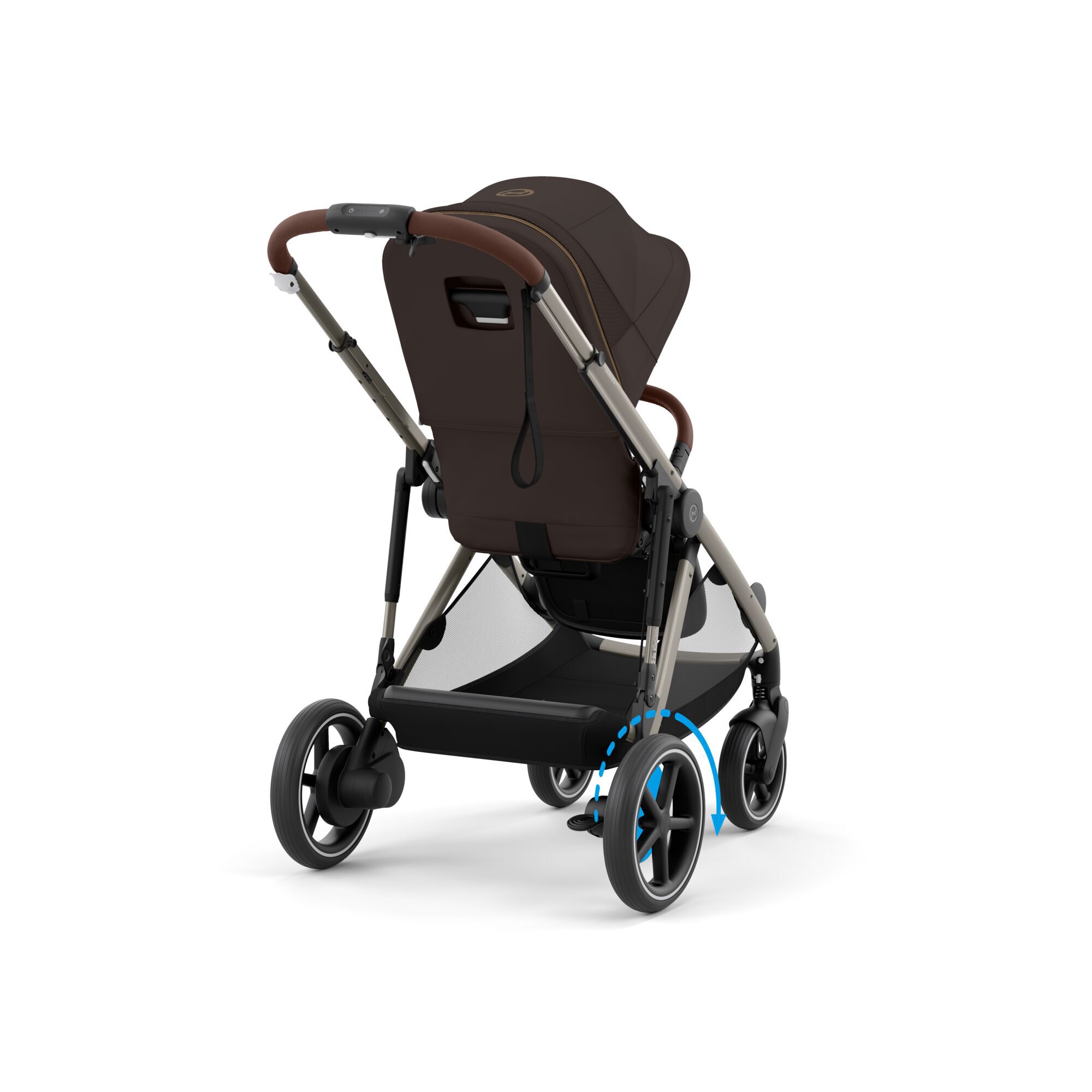 CYBEX e-Gazelle S - Chocolate Brown (Taupe Frame) in Chocolate Brown (Taupe Frame) large-cybex-us image number 8
