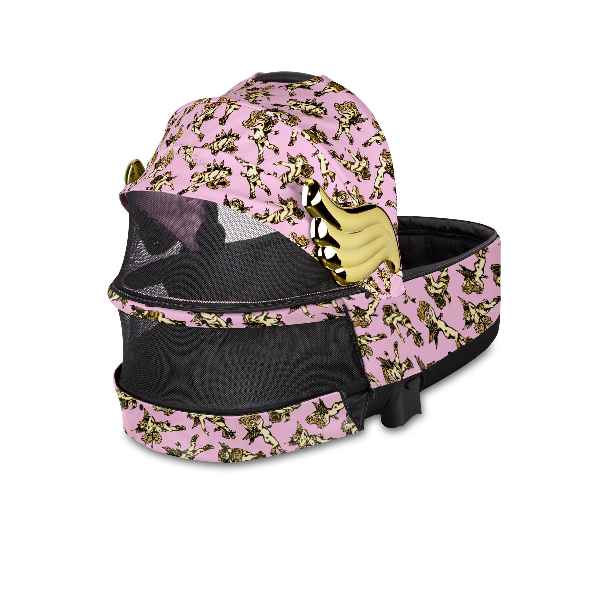 CYBEX Priam 3 Lux Carry Cot - Cherubs Pink in Cherubs Pink large-cybex-seu image number 3 Small