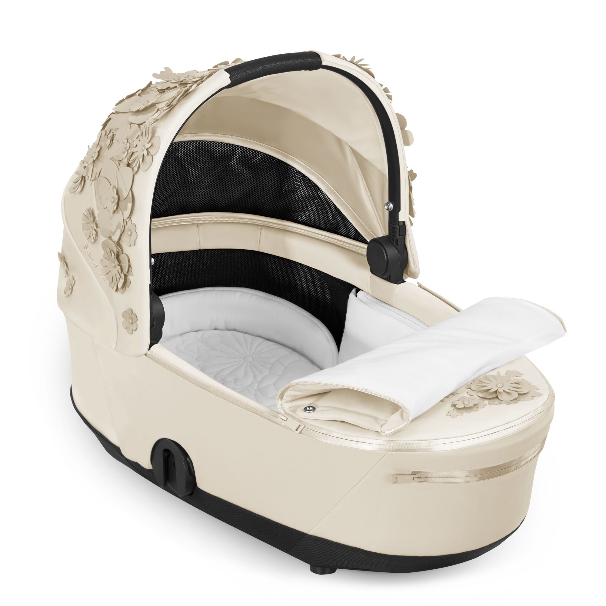 Mios Lux Carry Cot - Nude Beige - Image 2