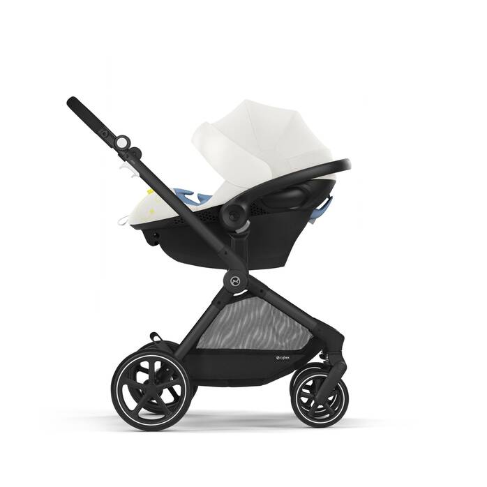 CYBEX Eos and Aton G Travel System - Seashell Beige in Seashell Beige (Black Frame) image number 2 CYBEX Eos and Aton G Travel System - Seashell Beige in Seashell Beige (Black Frame) large-cybex-us image number 2