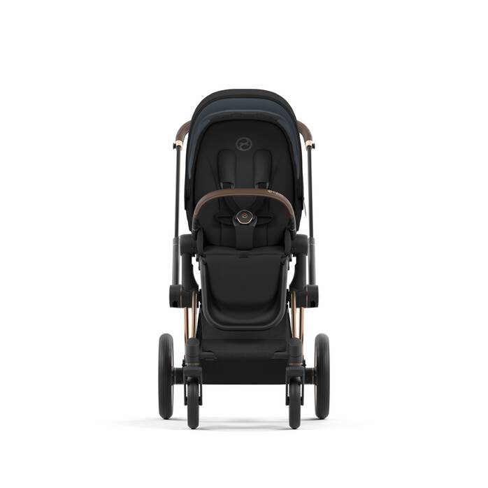 Image shows the combination of several products, sold separately. image number 3 CYBEX Priam Seat Pack - Deep Black in Deep Black large-cybex-au image number 3