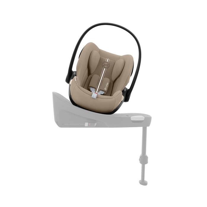 Image shows the combination of several products, sold separately. image number 6 CYBEX Cloud G i-Size - Almond Beige (Plus) in Almond Beige (Plus) large-cybex-neu image number 6