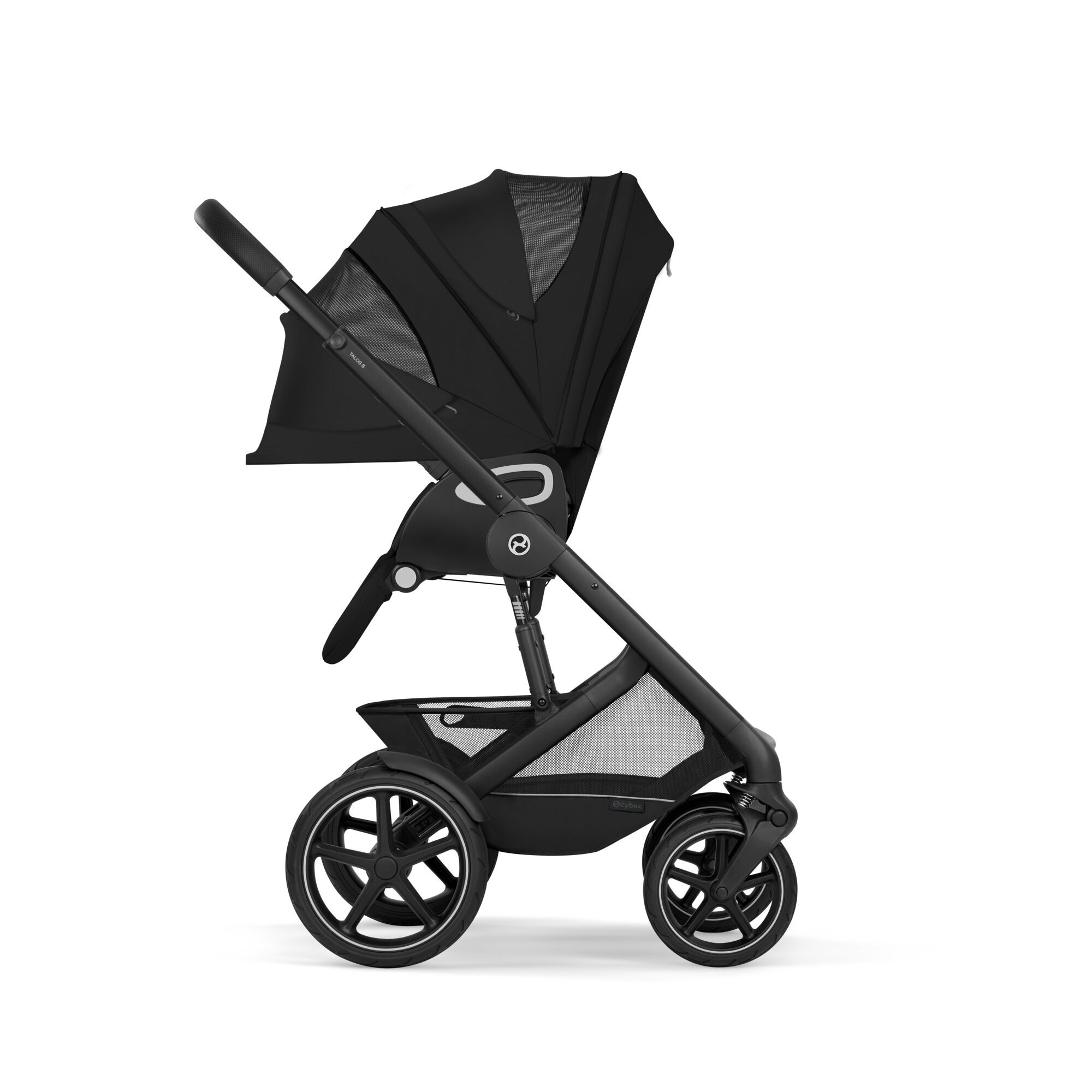 CYBEX Talos S Lux with Fold Cot - Moon Black (Black Frame) in Moon Black (Black Frame) large-cybex-gb image number 8