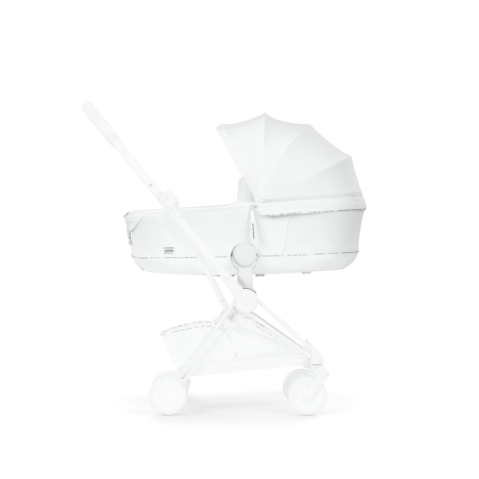 Mios/Coya Fold Lux Carry Cot - Style Collection - Urban Mobility White - Image 6