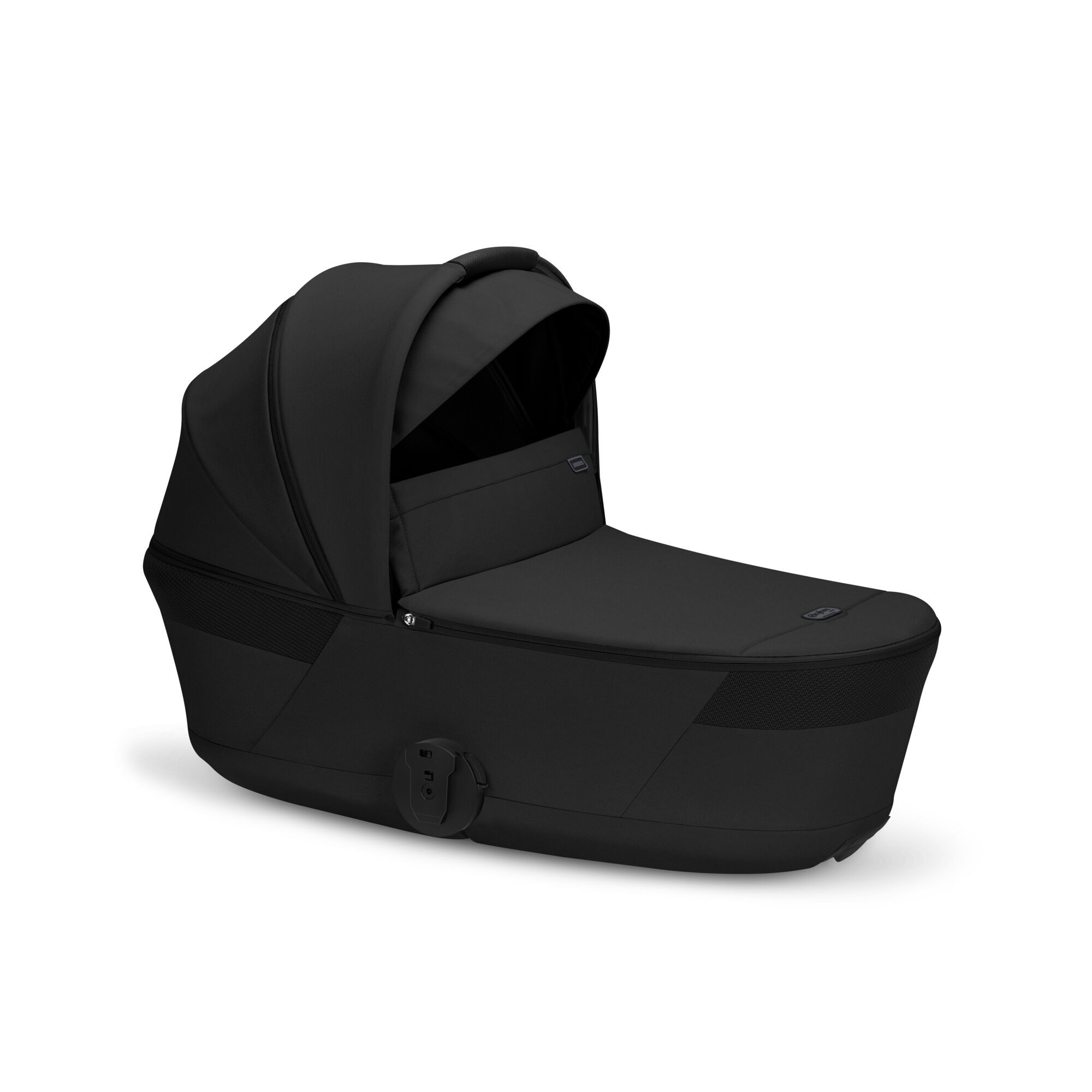 CYBEX Balios S Lux with Fold Cot - Moon Black (Black Frame) in Moon Black (Black Frame) large-cybex-seu image number 2