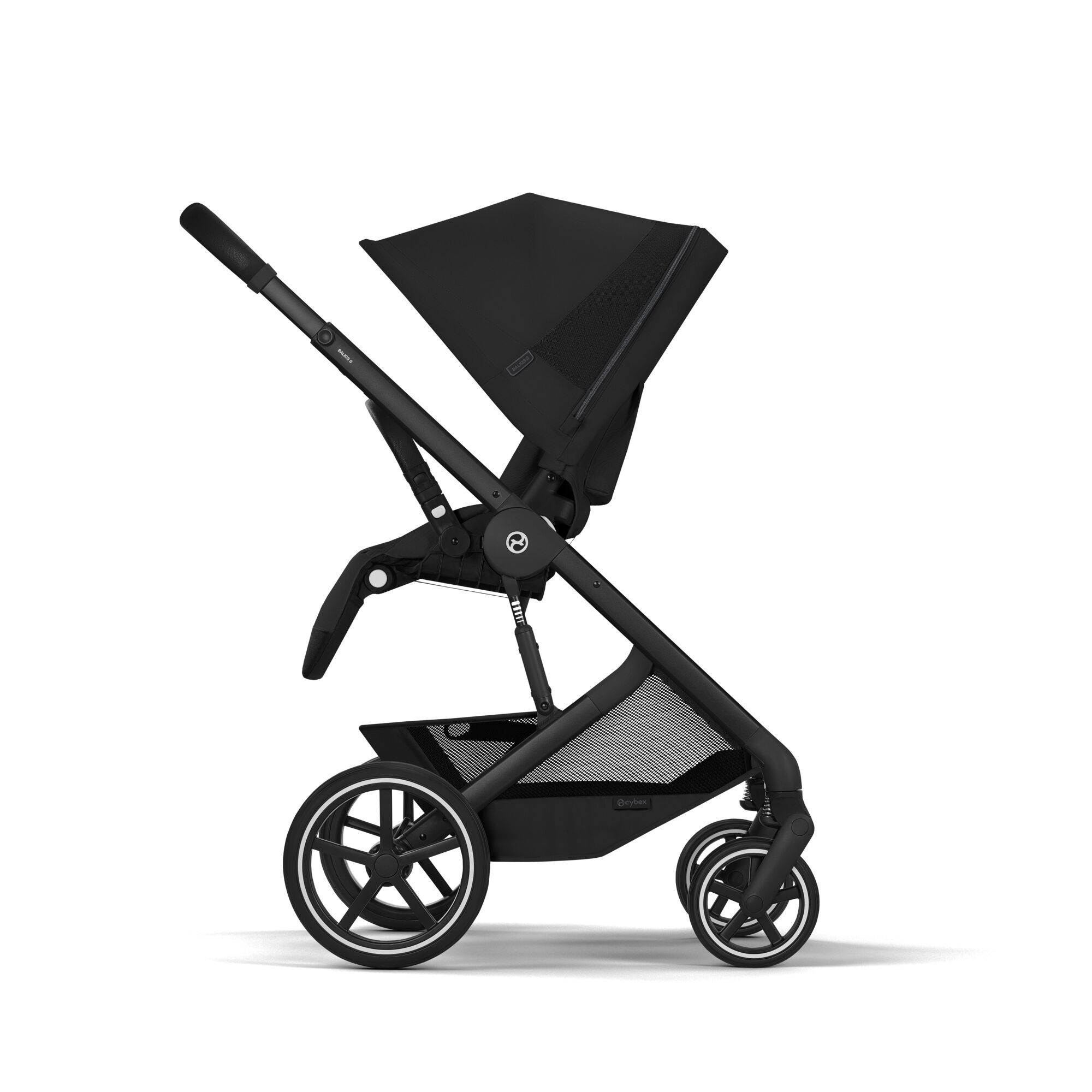 CYBEX Balios S Lux with Balios Cot S Lux - Moon Black (Black Frame) in Moon Black (Black Frame) large-cybex-seu image number 6