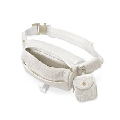 Belt Bag Boucle - Cream White (Bouclé) - Image 3
