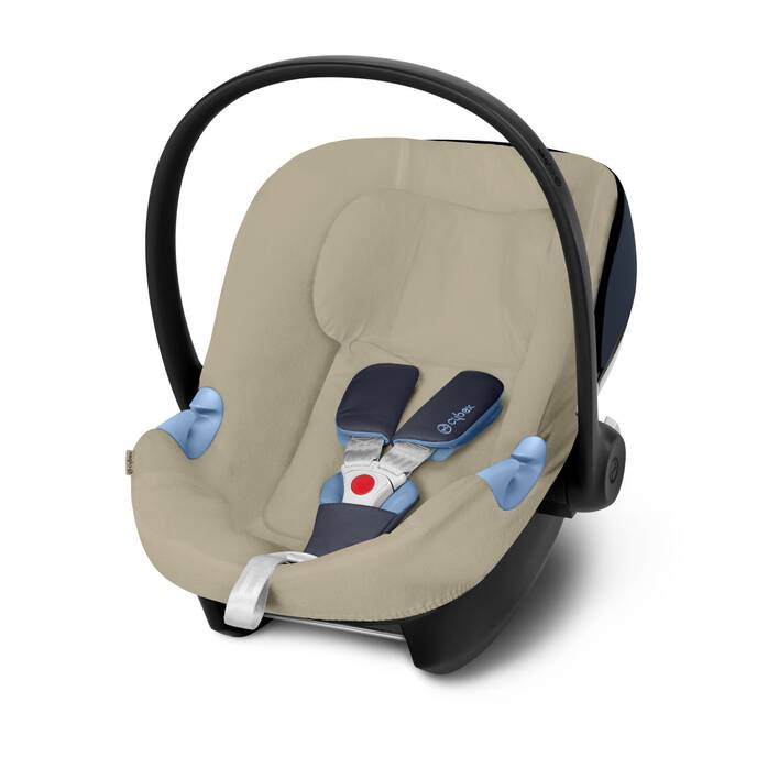 Die Abbildung zeigt die Kombination mehrerer Produkte, die separat verkauft werden. Bild 1 CYBEX Sommerbezug Aton M/B - Beige in Beige large-cybex-neu Bild 1