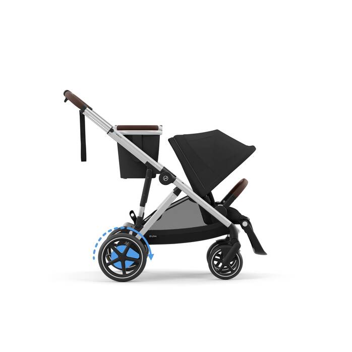 CYBEX e-Gazelle S - Moon Black (Silver Frame) in Moon Black (Silver Frame) large-cybex-us