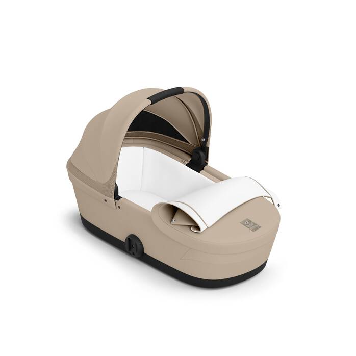 CYBEX Melio Cot - Almond Beige in Almond Beige image number 2 CYBEX Melio Cot - Almond Beige in Almond Beige large-cybex-neu image number 2