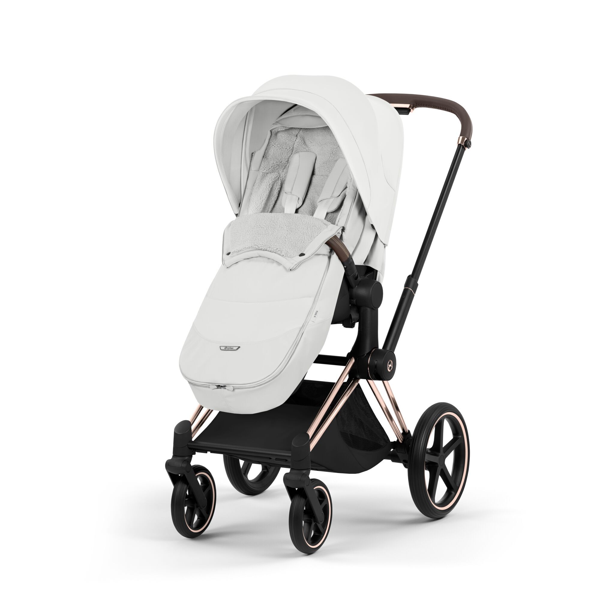 CYBEX Platinum Footmuff - Off White in Off White large-cybex-us image number 5