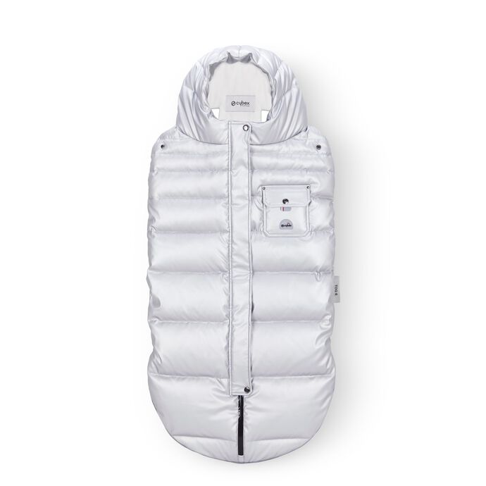 CYBEX Platinum Winter Footmuff - Arctic Silver in Arctic Silver large image number 2