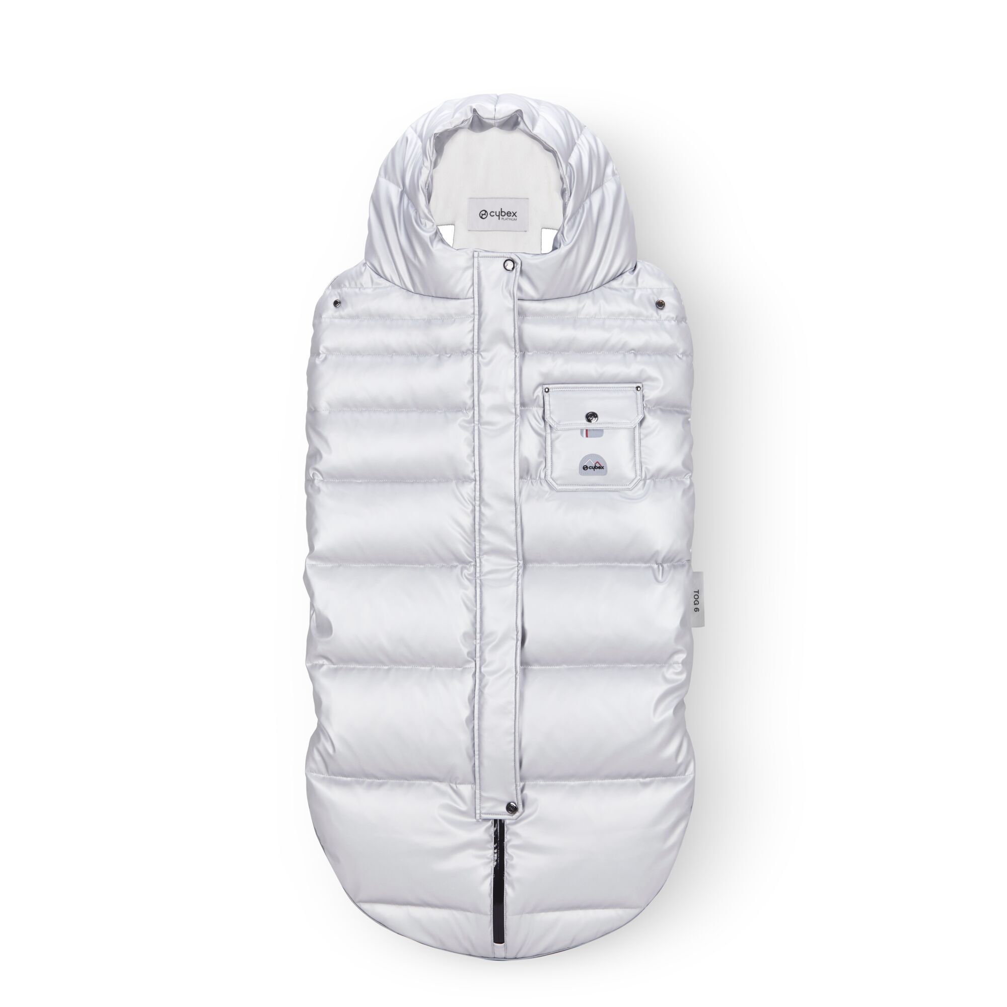 CYBEX Platinum Winter Footmuff - Arctic Silver in Arctic Silver large-cybex-cn image number 2 Small